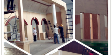 2014廣州家具展規模盛大，畢加圓滿完成搭建
