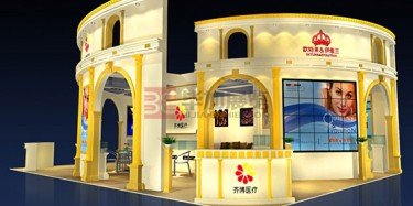 留住美麗，首先要靚麗的美博會展臺裝修