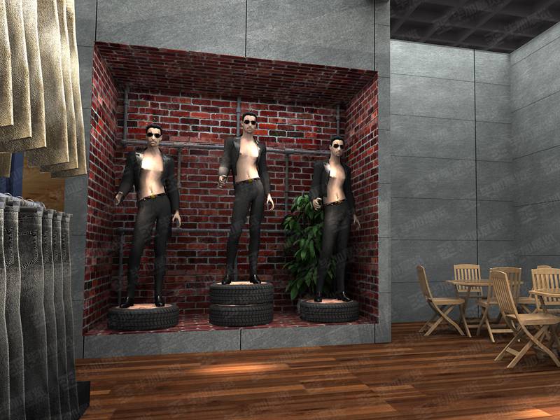 服裝展現場圖
