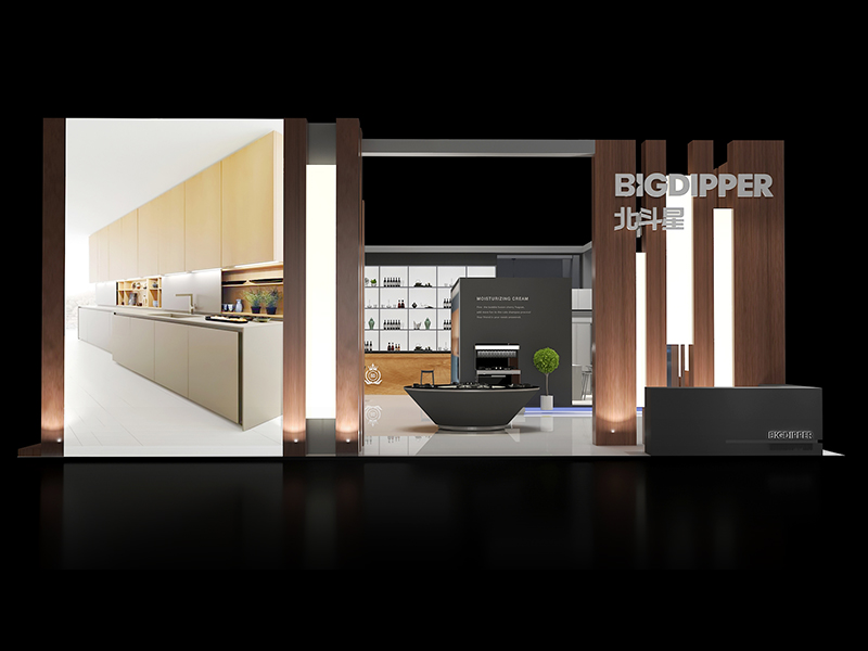 北斗星集成灶臺——家電展設計搭建 北斗星集成灶臺——家電展設計搭建