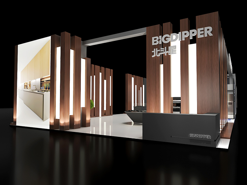 北斗星集成灶臺——家電展設計搭建 北斗星集成灶臺——家電展設計搭建