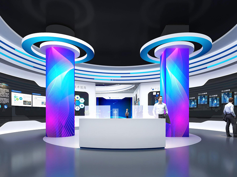 睿芯——企業科技展廳設計裝修